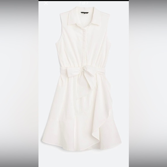 Violets & Roses White Collared Dress - Picture 8 of 8